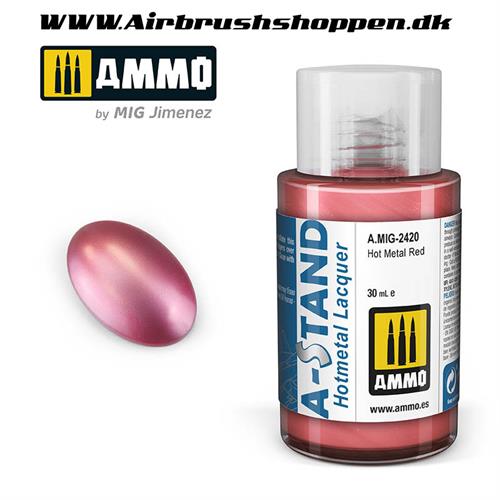 A.MIG 2420 Hot Metal Red   A-Stand paint 30 ml